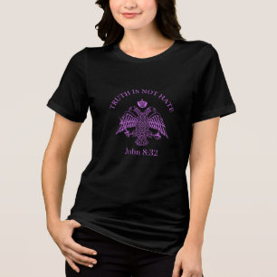 Byzantinischer Adler Monarchistischer Traditionali Tri-Blend Shirt