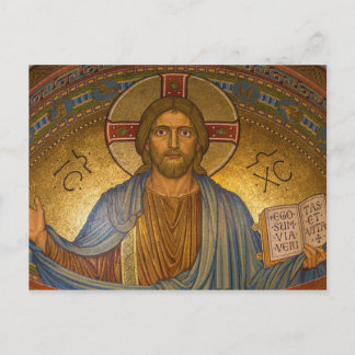 Byzantinischer Christus Jesus Postkarte