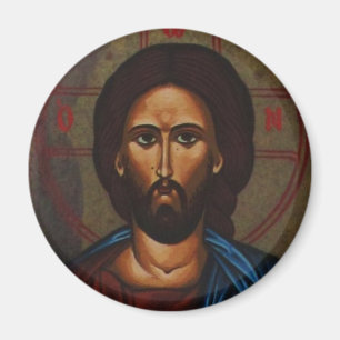 Byzantinischer griechischer orthodoxer Ikone JESUS Magnet