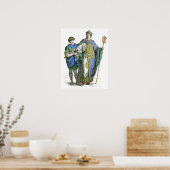 Byzantinischer Kaiser Poster (Küche)