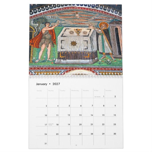 Byzantinischer Mosaik-Kalender 2012 Kalender (Jan 2027)