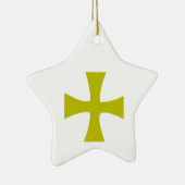 Byzantinisches Goldkreuz Keramik Ornament (Rechts)