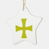Byzantinisches Goldkreuz Keramik Ornament (Links)