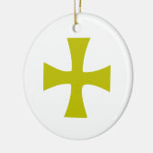 Byzantinisches Goldkreuz Keramikornament (Links)