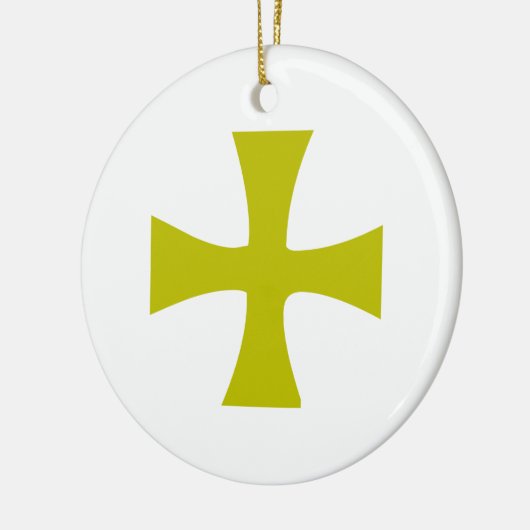 Byzantinisches Goldkreuz Keramikornament (Links)