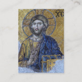 Byzantinisches Icon Christi Beerdigungskarte Platzkarte (Vorderseite)