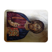 Byzantinisches Icon Christi Pantocrator Magnet (Horizontal)