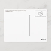 Byzantinisches Icon von Saint Mary Theotokos Postkarte (Rückseite)