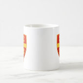 Byzantinisches Kaiserflagge Kaffeetasse (Mittel)