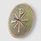 Byzantinisches Kreuzsymbol Metallion Geschichte Große Wanduhr (Winkel)