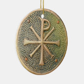 Byzantinisches Kreuzsymbol Metallion Geschichte Keramik Ornament (Rechts)