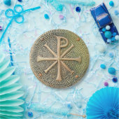 Byzantinisches Kreuzsymbol Metallion Geschichte Pappteller (Party)