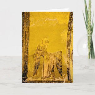 Byzantinisches Mosaik eines Schutzengels Karte