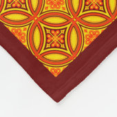Byzantinisches Muster Fleecedecke (Ecke)