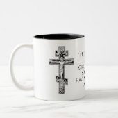 Byzantinisches orthodoxes zweifarbige tasse (Links)