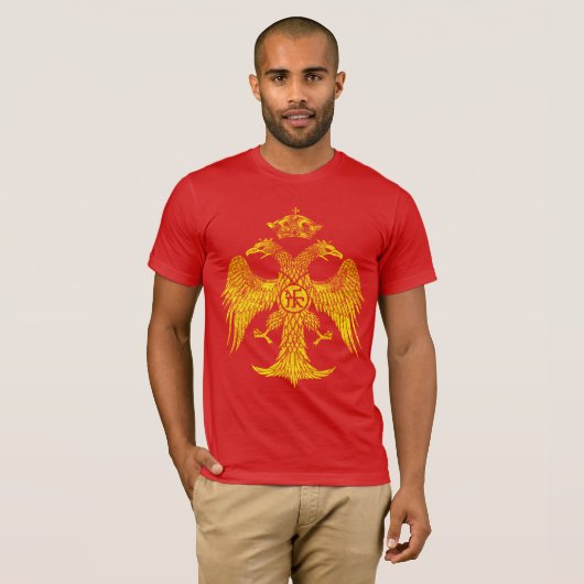 Byzantinisches Palaiologos Eagle T-Shirt (Vorne ganz)