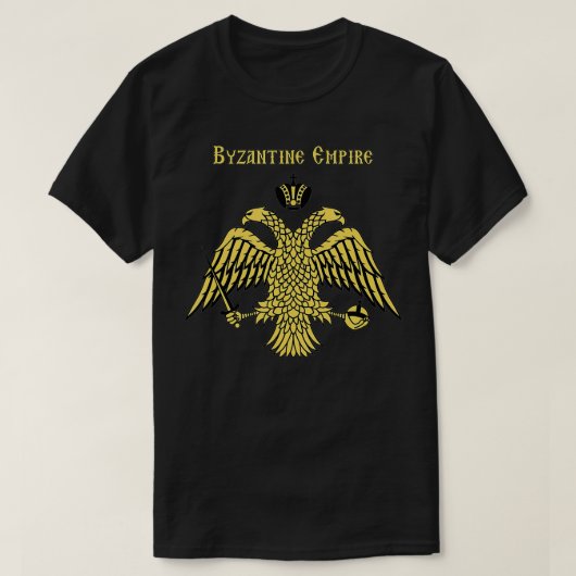 Byzantinisches Reich Doppel geheuerter Adler Const T-Shirt (Design vorne)