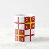 Byzantinisches Reich-Flagge Kaffeetasse (Mittel)