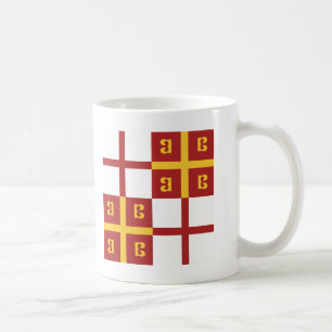 Byzantinisches Reich-Flagge Kaffeetasse