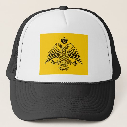 Byzantinisches Reich-Flaggen-T - Shirts Truckerkappe (Vorderseite)