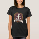 Byzantium Chi Rho Symbol des byzantinischen Reiche T-Shirt (Vorderseite)