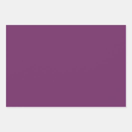 Byzantium Solid Color Geschenkpapier Set (Vorderseite)