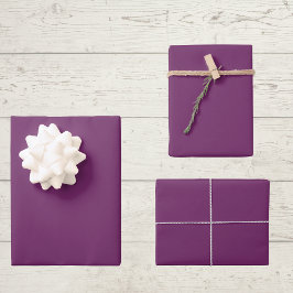 Byzantium Solid Color Geschenkpapier Set