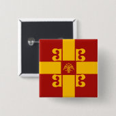 Byzantium Square Button (Vorne & Hinten)