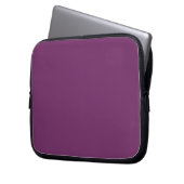 Byzantium (Vollfarbe) Laptopschutzhülle (Vorderseite Links)