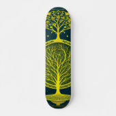 BZ Heiliger Grasbaum des Lebens Custom Skateboard (Vorne)