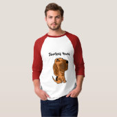 BZ, Sherlock Jagdhund-Bluthund-Shirt T-Shirt (Vorne ganz)