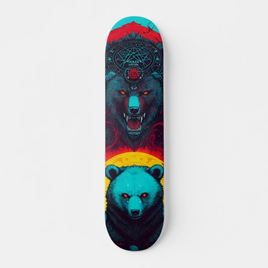 BZ War Bear Offiziell Madness Custom Skateboard (Vorne)
