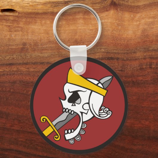 BZRD Zombie Defence Schlüsselanhänger (Vorderseite)