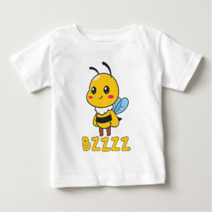 BZZZ Niedliche Kinderbienen für Kinder - Cartoon B Baby T-shirt