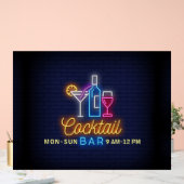 C0cktail Auto Neonzeichen Acrylschild (Hochzeit)