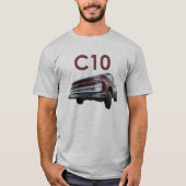 C10 rote T T-Shirt (Vorderseite)