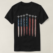 C130 Hercules Gunship Military Aircraft American F T-Shirt (Design vorne)