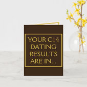 C14 dating ancient joke happy birthday karte (Gelbe Blume)