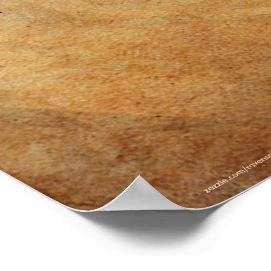 C18. Scotland und Sassenachs Map Art Poster (Ecke)