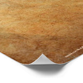 C18. Scotland und Sassenachs Map Art Poster (Ecke)