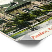 c1910 Public Library, Pasadena, CA Poster (Ecke)