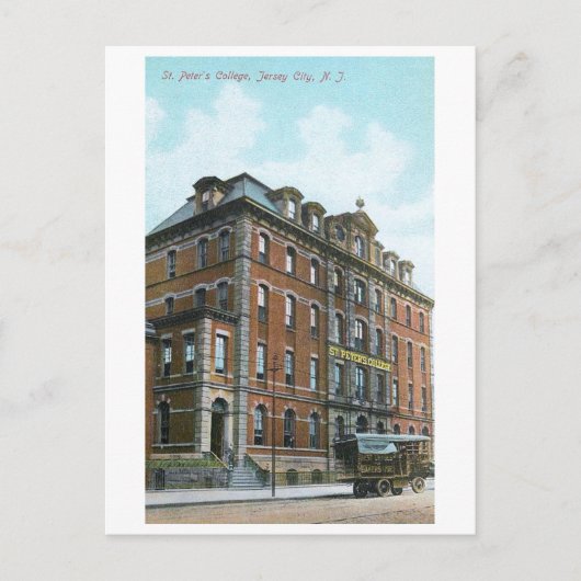 c1910 St. Peter's Uni, Jersey City, New Jersey Postkarte (Vorderseite)