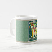 c1950 AUSTRIA / BAD GASTEIN TRAVEL POSTER MCM  Kaffeetasse (Vorderseite Links)