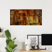 c218 abstrakte Gestaltung Poster (Heimbüro)