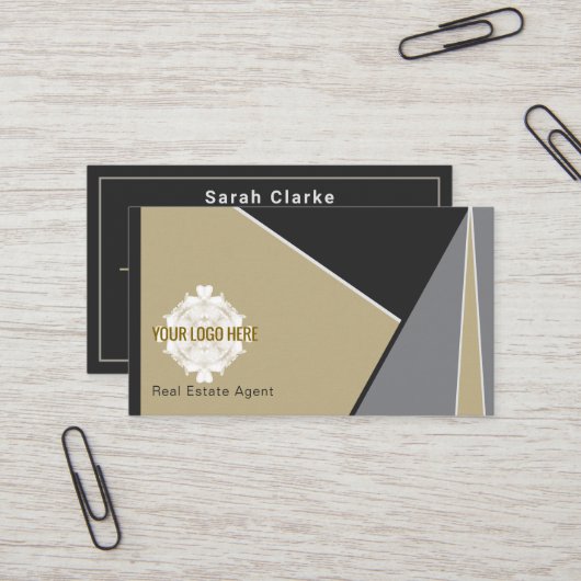 C21 Abstrakte Visitenkarte (Vorderseite/Rückseite Beispiel)