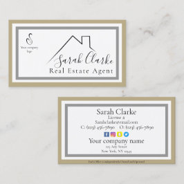 C21 Black Rooftop Business Card Visitenkarte