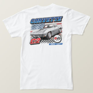 C2 Corvette - 2-seitige Männer-T - Shirt