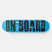 C2B: AN BORD 8 1/2" BLU Skateboard Deck (Horizontal)