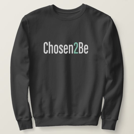 C2B: Logo-t-GRN-Basic-Sweatshirt Sweatshirt (Design vorne)