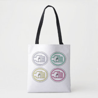 C2B: Tote-Tasche Muster 4 Kontur Tasche